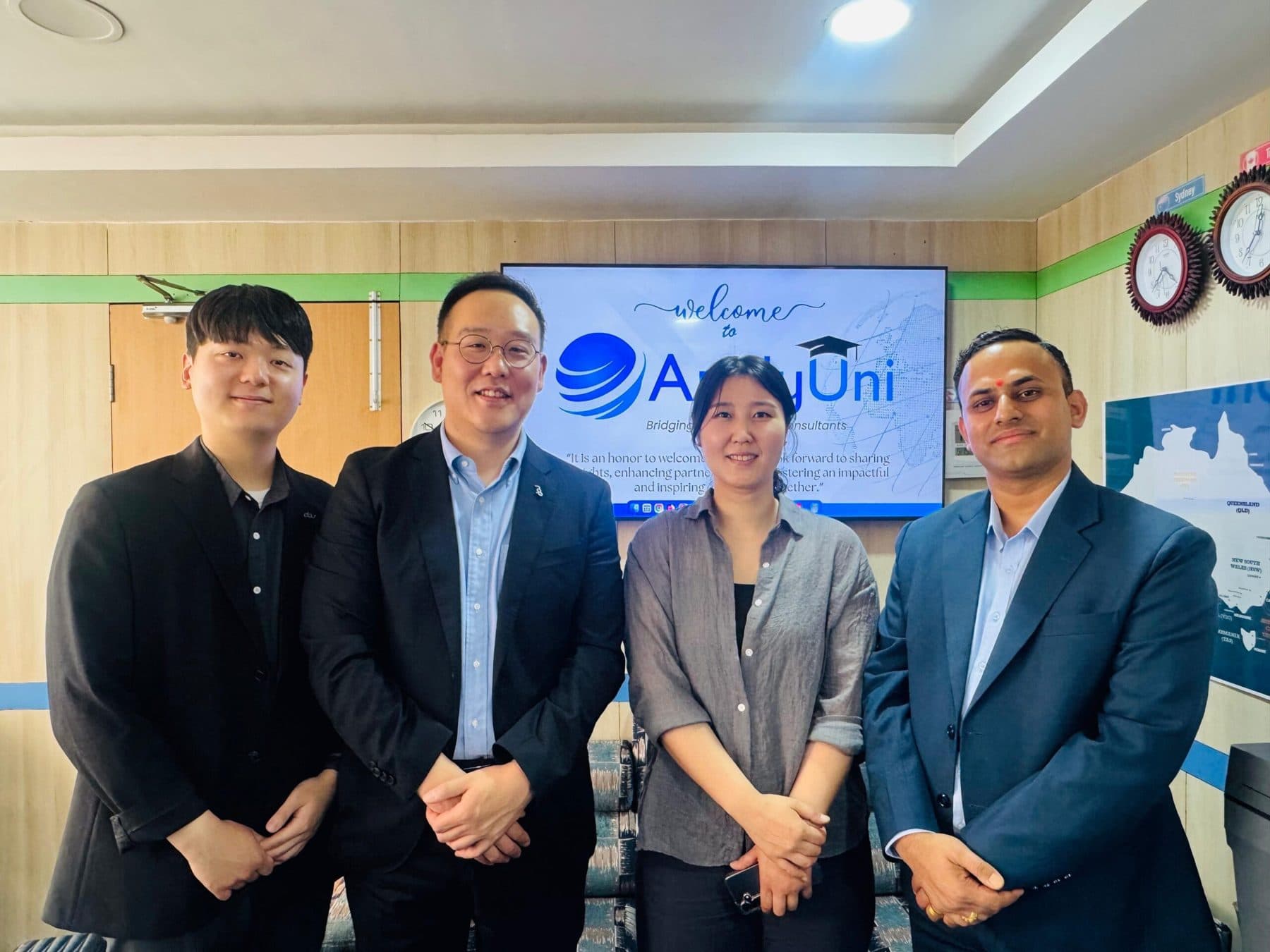 ApplyUni partnership meeting with Korean counterparts